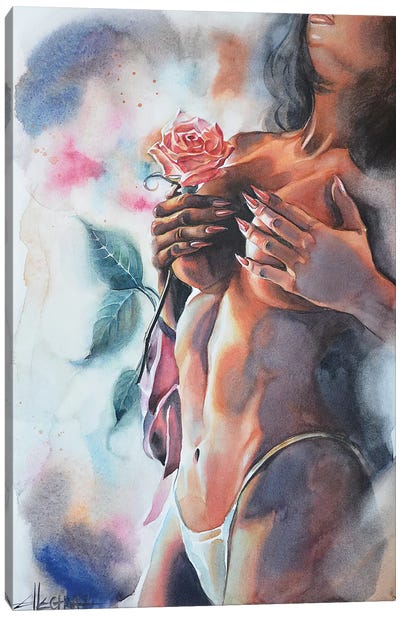 Fading Fragrance II Canvas Art Print - Ellectra Art