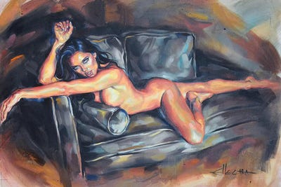 Muse by Ellectra Art canvas print