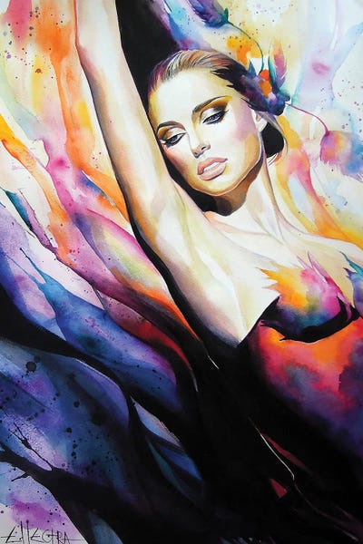 Fine Art Print: Ballerina I by Ellectra Art