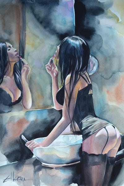 Make-Up: Heroine Lips by Ellectra Art