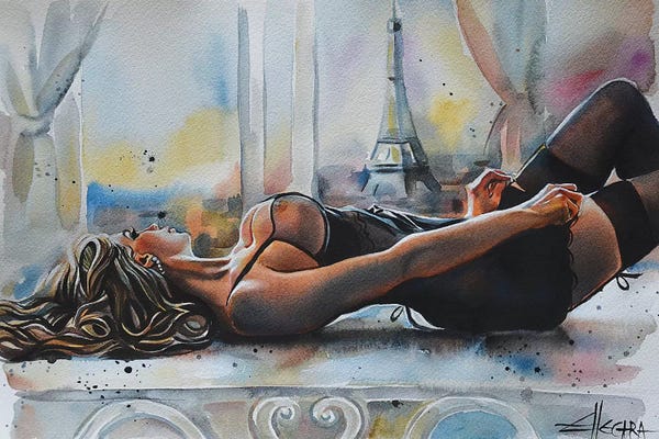 Lingerie: Dreams In Paris by Ellectra Art