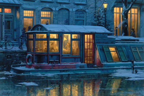 Evgeny Lushpin: Evening Teatime by Evgeny Lushpin