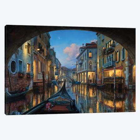 Love Is In The Air Canvas Print #ELU14} by Evgeny Lushpin Canvas Wall Art