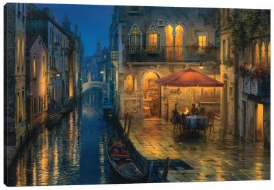 Our Secret Meeting Place Canvas Art Print - Illuminated Oil Paintings