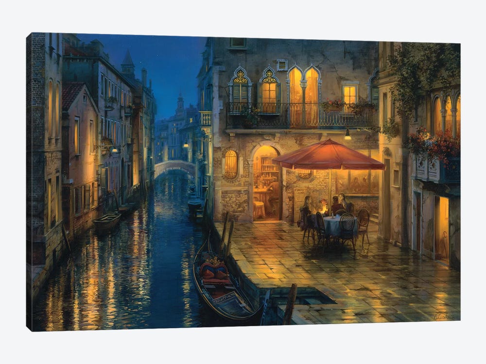 Our Secret Meeting Place by Evgeny Lushpin 1-piece Canvas Wall Art