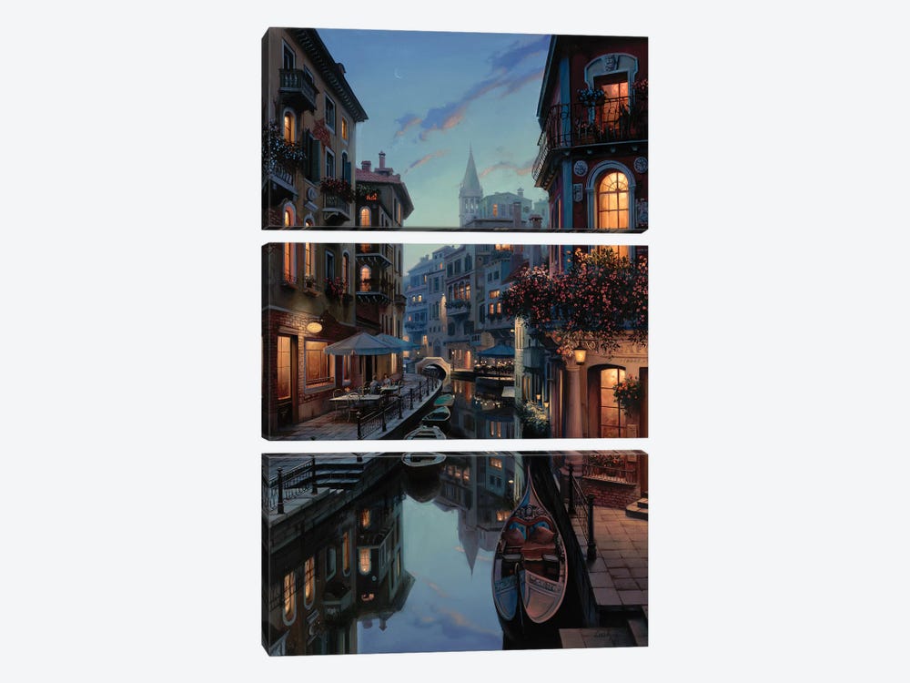 Placidity by Evgeny Lushpin 3-piece Canvas Artwork