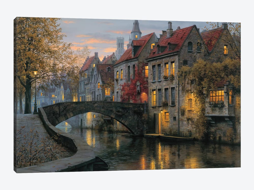 Silent Evening by Evgeny Lushpin 1-piece Canvas Art Print