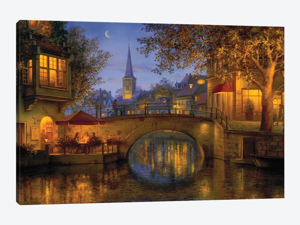 Twilight Reflections by Evgeny Lushpin 1-piece Canvas Artwork