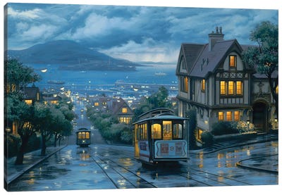 Evening Journey Canvas Art Print - San Francisco Art