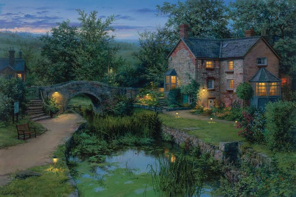 Evgeny Lushpin: Old Pond by Evgeny Lushpin