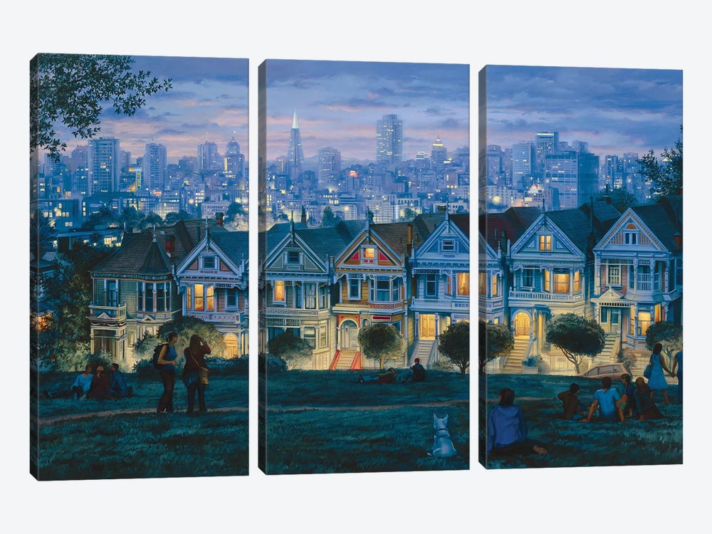Seven Sisters by Evgeny Lushpin 3-piece Canvas Art