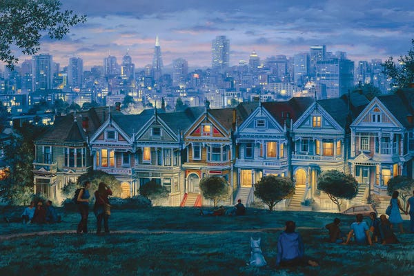 Evgeny Lushpin: Seven Sisters by Evgeny Lushpin
