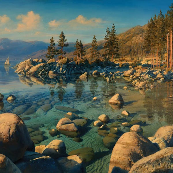 Evgeny Lushpin: Tahoe Serenity by Evgeny Lushpin