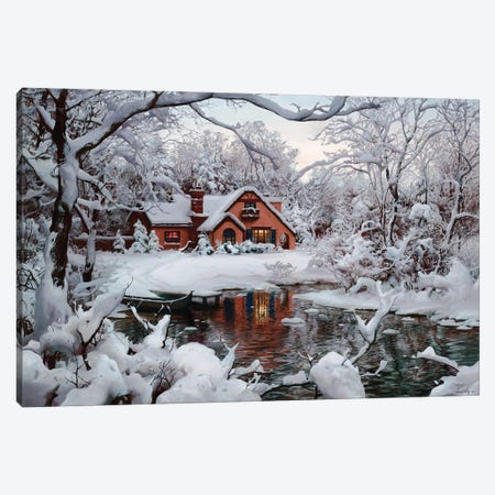 Winter Wonderland Canvas Print #ELU35} by Evgeny Lushpin Canvas Art
