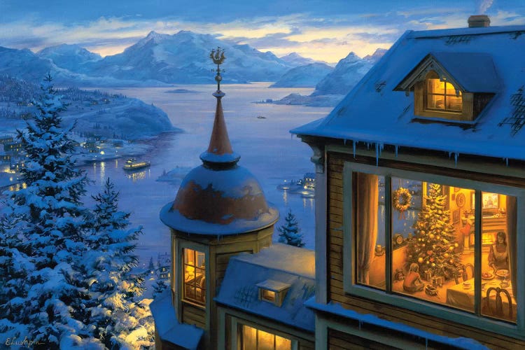 Coming Home For Christmas by Evgeny Lushpin wall art