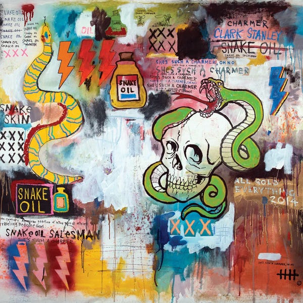 Neo-expressionism: Karma Forcefield by Eddie Love