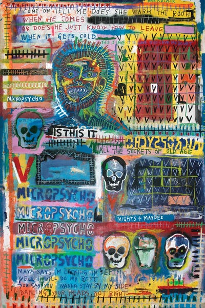 Micro Pycho I by Eddie Love multi panel art