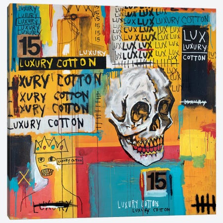 Luxury Cotton Canvas Print #ELV28} by Eddie Love Art Print