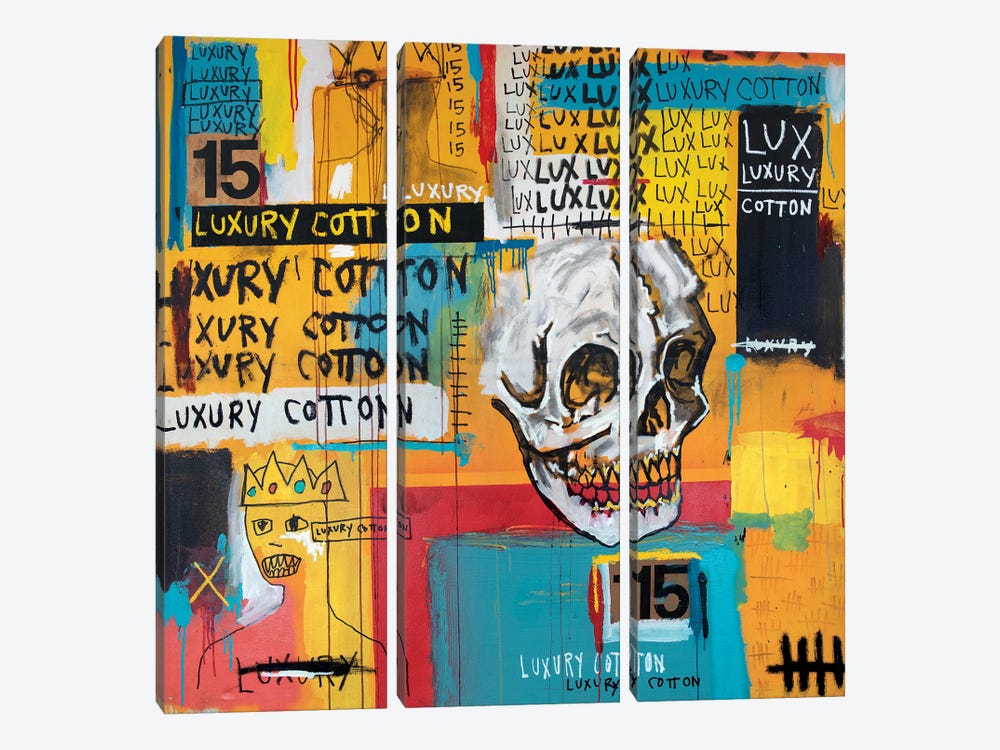 Luxury Cotton by Eddie Love 3-piece Canvas Artwork