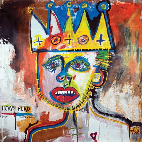 Neo-expressionism: Heavy Head Day After 1st Debate by Eddie Love