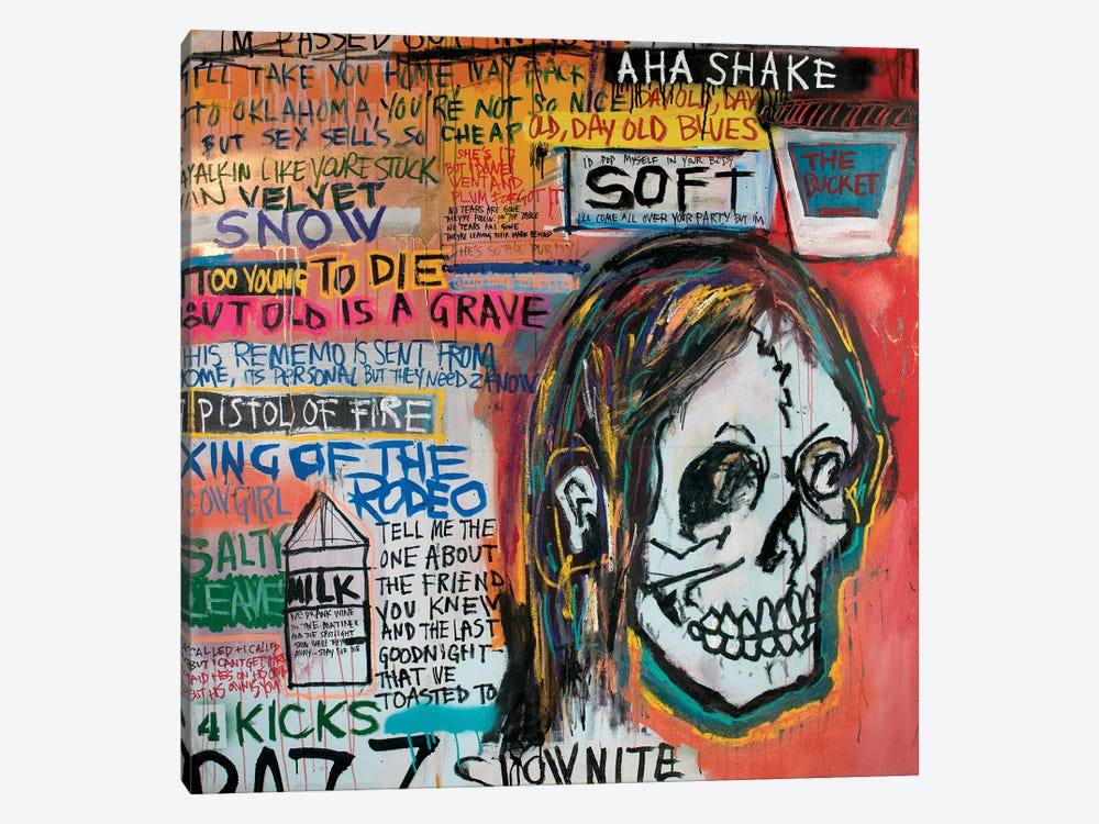 AHA Shake Heartbreak by Eddie Love 1-piece Canvas Art Print
