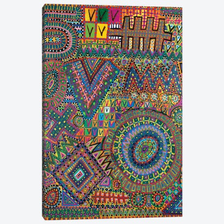VOX V Diamond Canvas Print #ELV39} by Eddie Love Canvas Art