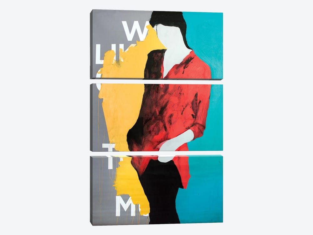 We Would Like Our Clothes Back Thank You Very Much by Eddie Love 3-piece Canvas Art