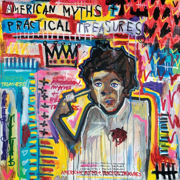 Neo-expressionism: American Myths Practical Treasures: JMB by Eddie Love