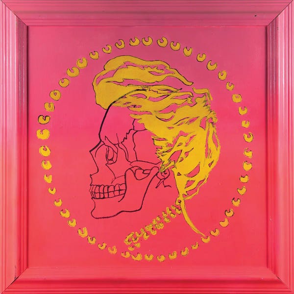 Skulls: Pink Ombre Aristocrat by Eddie Love