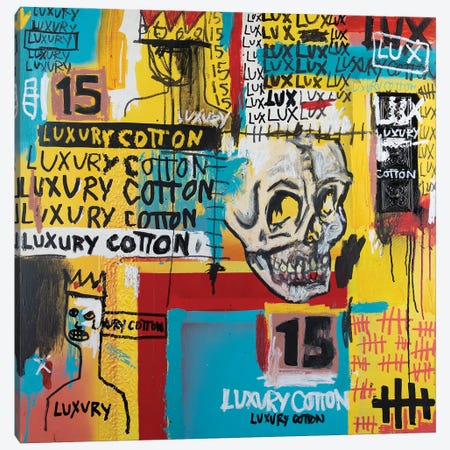 Luxury Cotton Jr Canvas Print #ELV58} by Eddie Love Canvas Wall Art