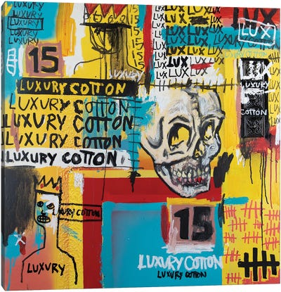 Luxury Cotton Jr Canvas Art Print - Eddie Love