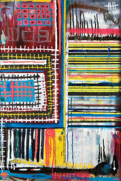 Neo-expressionism: Hypercolor Tension by Eddie Love