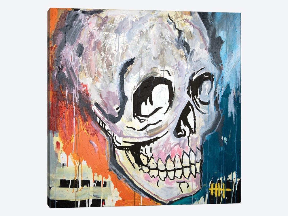 Skull XVII by Eddie Love 1-piece Canvas Art