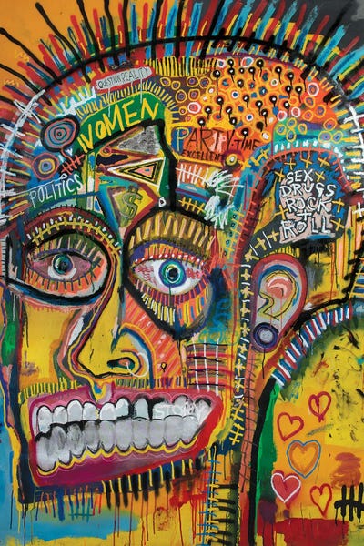 Neo-expressionism: 9 Thoughts 9 seconds by Eddie Love