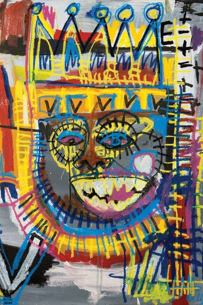 Neo-expressionism: Another Day, Another King by Eddie Love