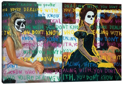 Family Values Canvas Art Print - Neo-expressionism