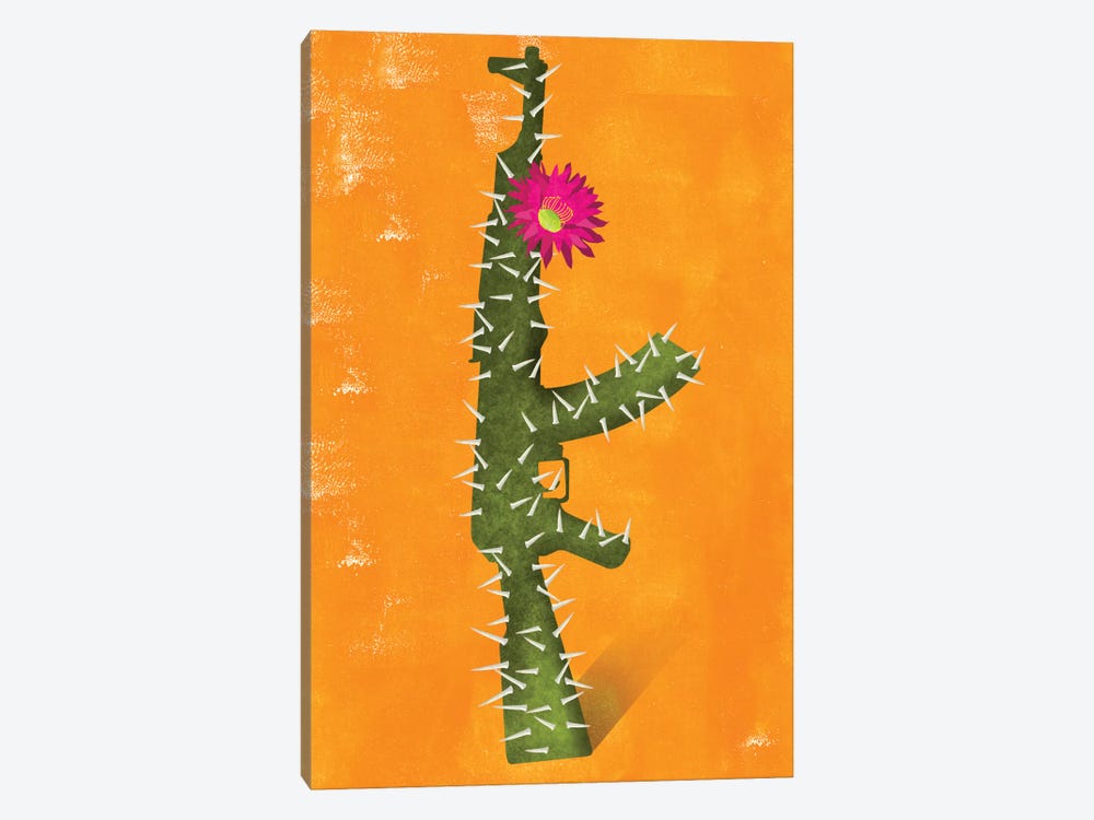 Flower Gun by Ellen Weinstein 1-piece Canvas Print