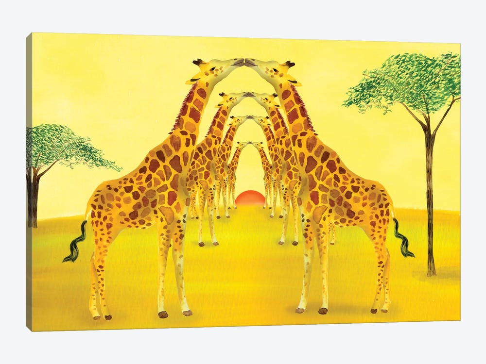 Safari by Ellen Weinstein 1-piece Canvas Wall Art