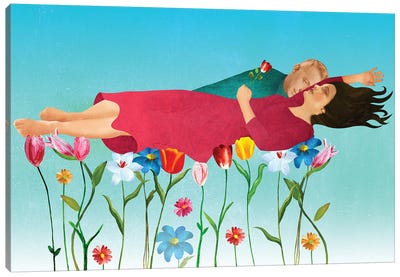 Fear Of Dying Canvas Art Print - Tulip Art