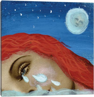 Pool Of Tears Canvas Art Print - Ellen Weinstein