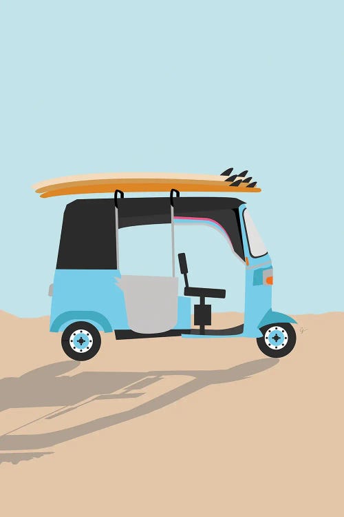 Surf Tuk Tuk in Sri Lanka