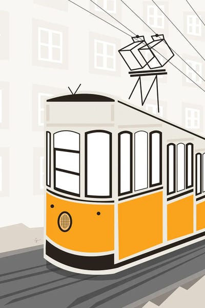 Lisbon: Lisbon, Portugal, Tram, Funicular, Ascensor Da Bica by Lyman Creative Co.
