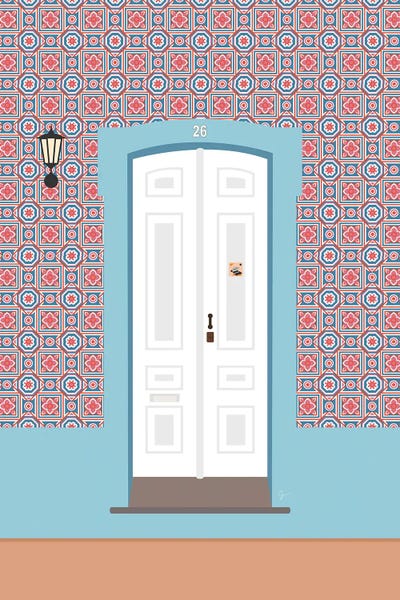 Portugal: Portugal Tile Door by Lyman Creative Co.