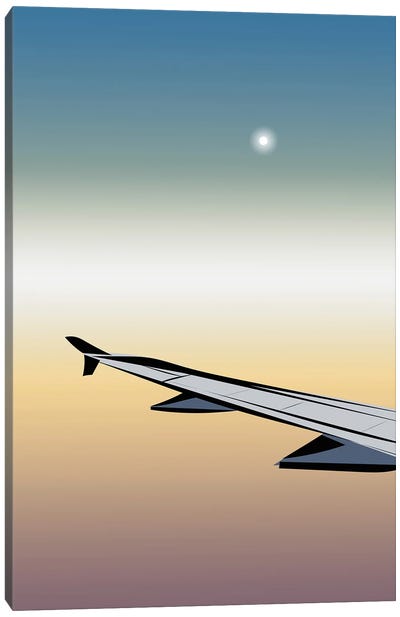 Airplane Views I Canvas Art Print - Lyman Creative Co