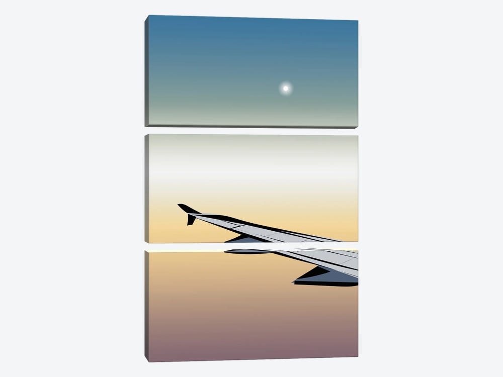 Airplane Views I by Lyman Creative Co. 3-piece Canvas Art