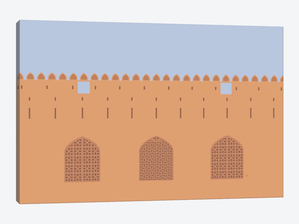 Jabreen Castle, Bahla, Oman by Lyman Creative Co. 1-piece Canvas Print