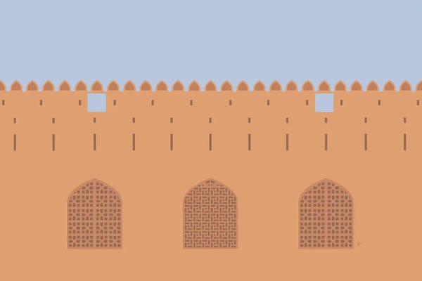 Castles & Palaces: Jabreen Castle, Bahla, Oman by Lyman Creative Co.