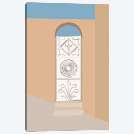 Doors Of Oman IX - Jebel Akhdar Canvas Print #ELY133} by Lyman Creative Co. Canvas Artwork