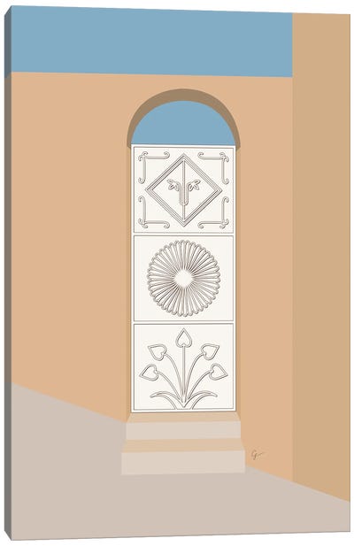 Doors Of Oman IX - Jebel Akhdar Canvas Art Print - Lyman Creative Co
