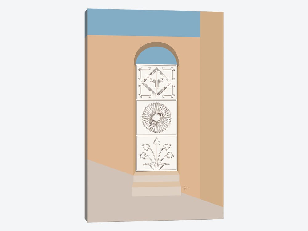 Doors Of Oman IX - Jebel Akhdar by Lyman Creative Co. 1-piece Canvas Print